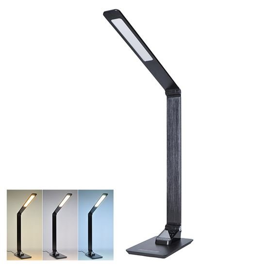 SOLIGHT WO59-B LED STOLNA LAMPICKA STMIEVATELNA, 8W, DISPLAY, ZMENA CHROMATICKOSTI, HLINIK, CIERNA https://www.andreashop.sk/files/kat_img/01.jpeg_OID_GJDLI00101.jpeg