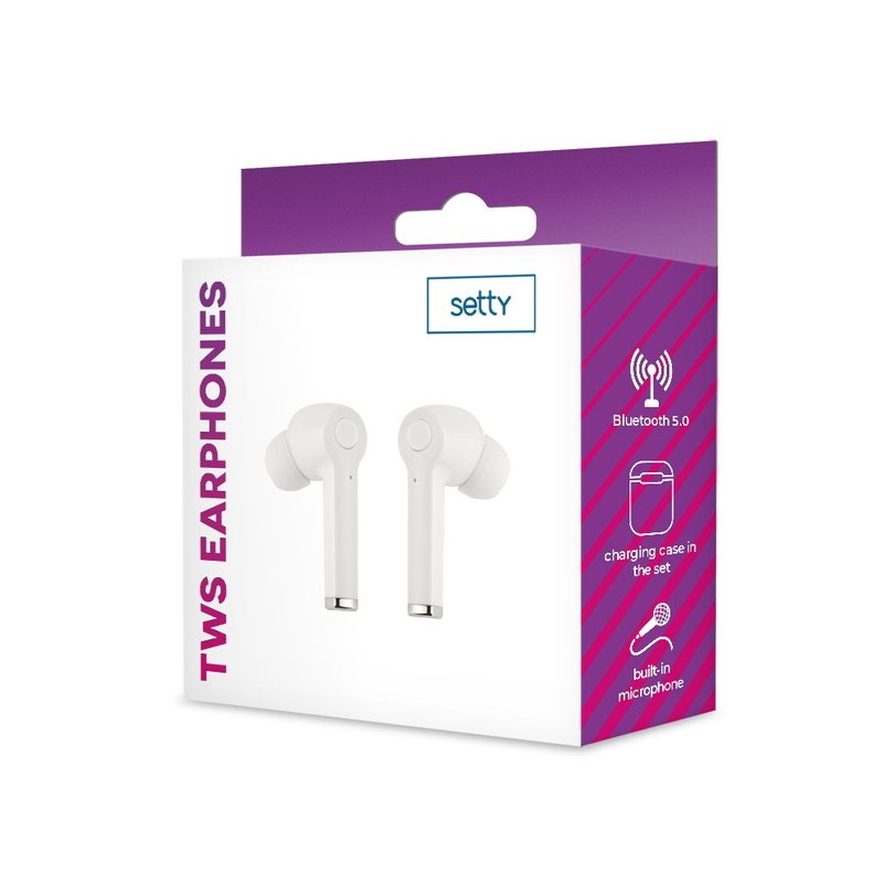SETTY GSM115194 ECA-01 BEZDROTOVE BLUETOOTH SLUCHADLA TWS S NAB. PUZDROM, BIELA https://www.andreashop.sk/files/kat_img/01.jpg_OID_~900000DEA.jpg