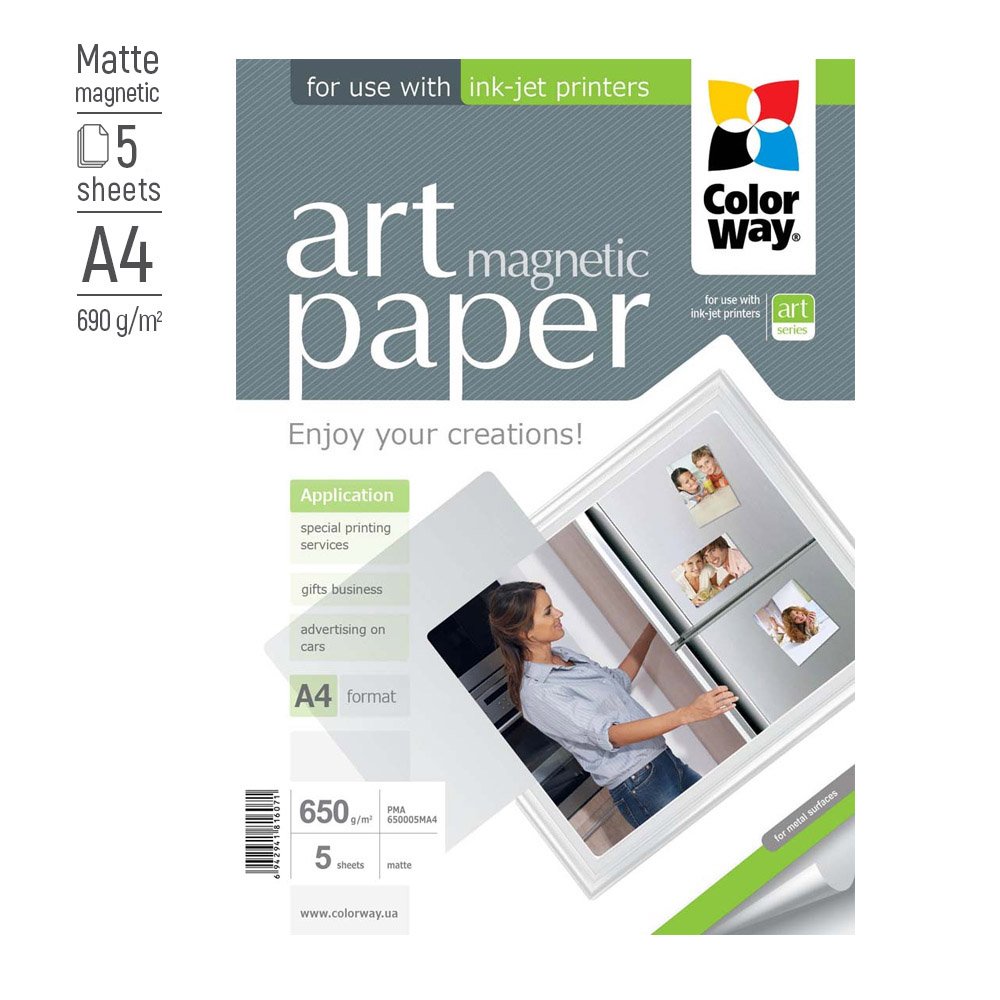 COLORWAY FOTOPAPIER CW ART MATNY MAGNETICKY 650G/M2,5KS,A4 (PMA650005MA4) https://www.andreashop.sk/files/kat_img/1.jpg_OID_HJTF000901.jpg