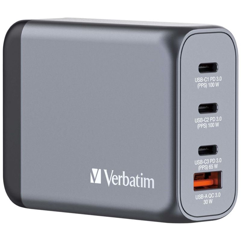 VERBATIM CESTOVNY ADAPTER GNC-100, GAN ZASTRCKA, 2XUSB-C PD 100W, 1XUSB-C PD 65W, 1XUSB-A QC 3.0 https://www.andreashop.sk/files/kat_img/1.jpg_OID_L7QF000901.jpg