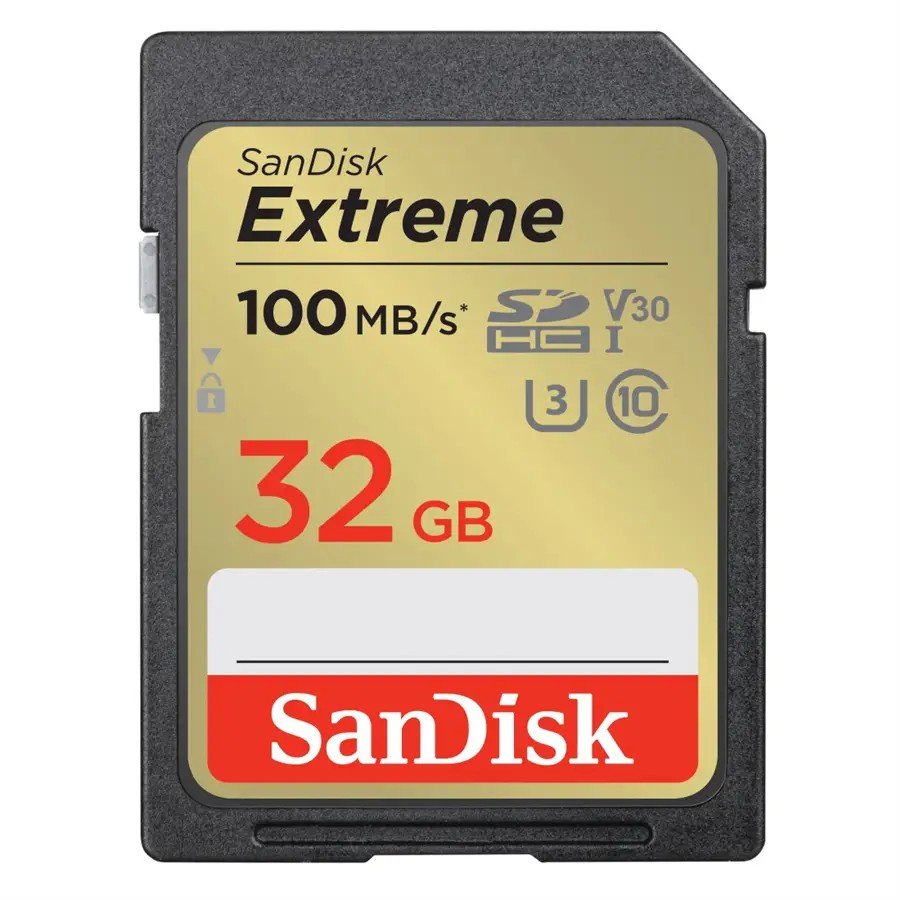 SANDISK EXTREME 32GB MEMORY CARD UP TO 100MB/S, UHS-I, CLASS 10, U3, V30 https://www.andreashop.sk/files/kat_img/1.jpg_OID_QMWYI00101.jpg