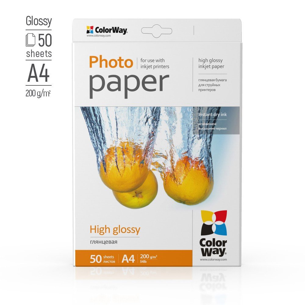 COLORWAY FOTOPAPIER VYSOKO LESKLY 200G/M,50KS,A4, PG200050A4 https://www.andreashop.sk/files/kat_img/1.jpg_OID_TNTF000901.jpg