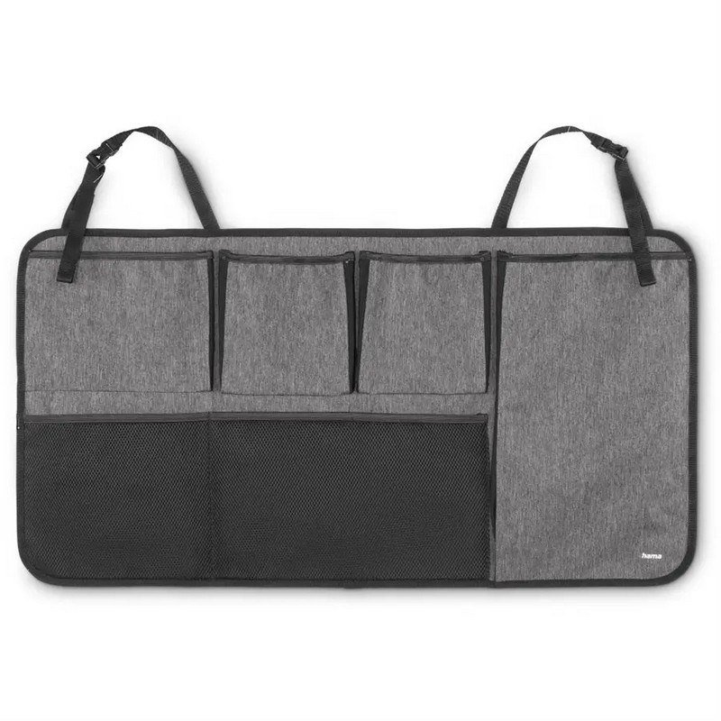 HAMA 121344 ORGANIZER DO KUFRA AUTA, PRIPEVNENIE NA ZADNU STRANU ZADNYCH SEDADIEL, POLYESTER, SEDY/C https://www.andreashop.sk/files/kat_img/1.jpg_OID_XOR9000901.jpg