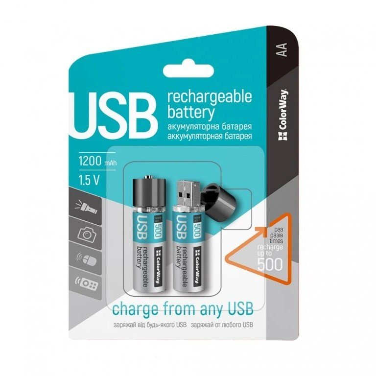 COLORWAY RECHARGEABLE BATTERY AA USB 1200 MAH 1.5V (2PCS.) (CW-UBAA-02) (CW-UBAA-02) https://www.andreashop.sk/files/kat_img/1.jpg_OID_~900006KCY.jpg
