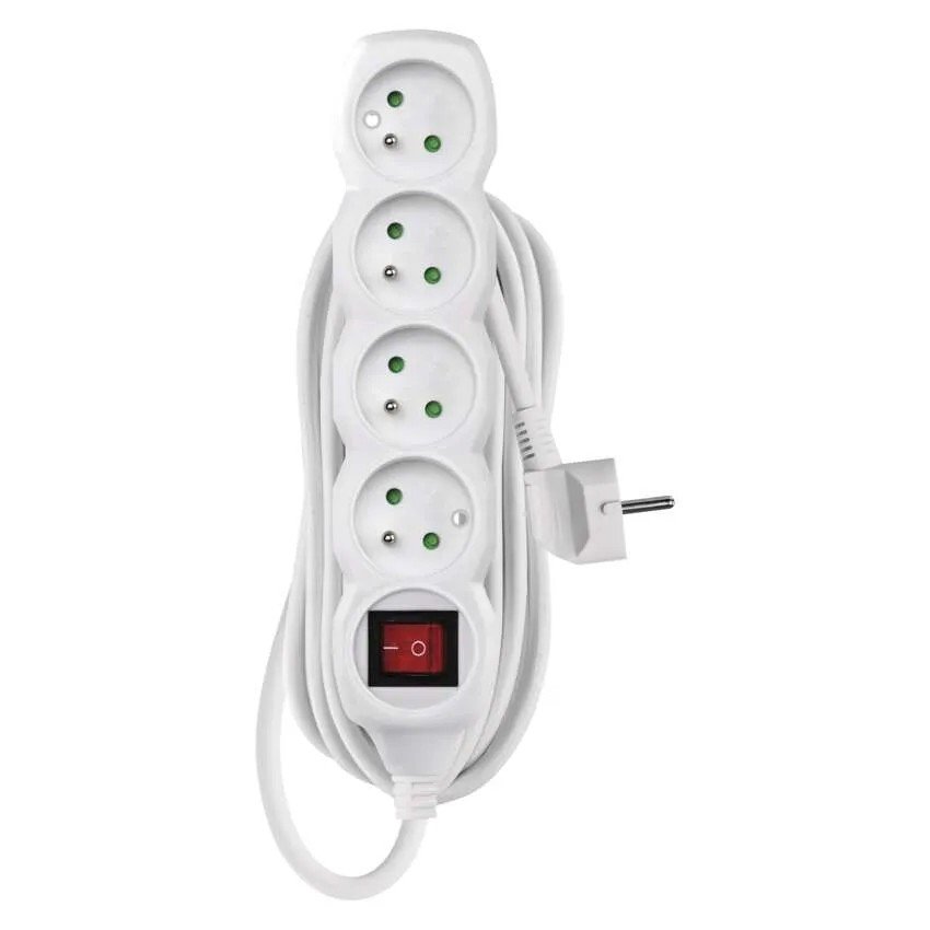 EMOS P1415 PREDLZOVACI KABEL 5 M/4 ZASUVKY/S VYPINACOM/BIELY/PVC/1 MM2 https://www.andreashop.sk/files/kat_img/1.jpg_OID_~900007BNX.jpg
