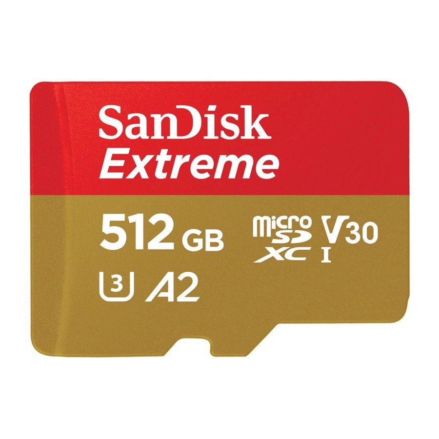 SANDISK 121589 EXTREME MICROSDXC 512 GB + SD ADAPTER 190 MB/S & 130 MB/S A2 C10 V30 UHS-I U3 https://www.andreashop.sk/files/kat_img/1.jpg_OID_~90000B2K4.jpg