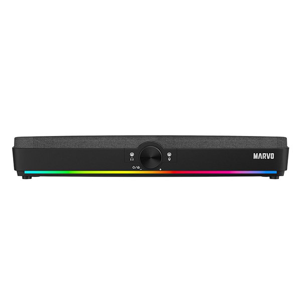 MARVO SOUNDBAR SG-286, 2.0, 10W, CIERNY, REGULACIA HLASITOSTI, RGB PODSVIETENIE, USB/BLUETOOTH, 60HZ https://www.andreashop.sk/files/kat_img/1.jpg_OID_~90000BS7F.jpg