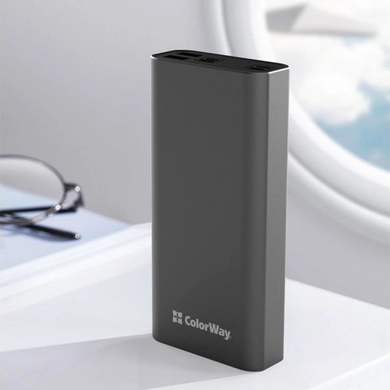 COLORWAY POWER BANK 20 000 MAH FULL (USB QC3.0 + USB-C POWER DELIVERY 22.5W) GRAY (CW-PB200LPH3GR-PD https://www.andreashop.sk/files/kat_img/11.jpg_OID_~900006KJ1.jpg