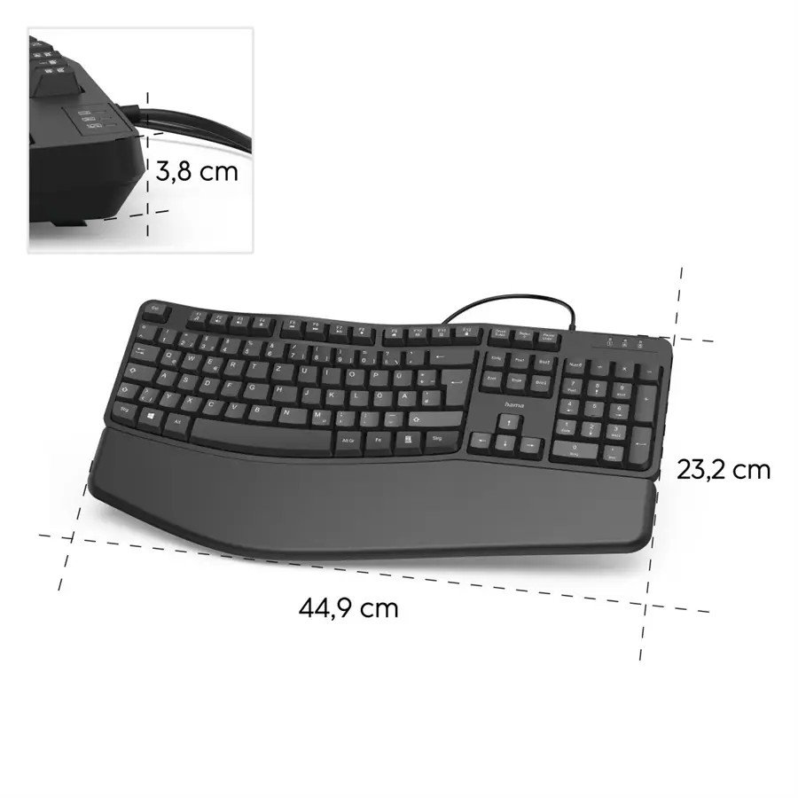 HAMA 182630 ERGONOMICKA KLAVESNICA EKC-400, ODNIMATELNA PODLOZKA POD ZAPASTIE https://www.andreashop.sk/files/kat_img/12.jpg_OID_AGE4000901.jpg