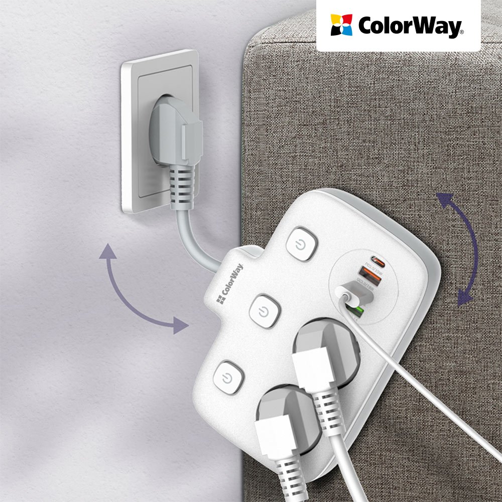 COLORWAY PREDLZOVACI KABEL CW-CHE24PDW (2X220V/3XUSB-A/1XUSB-C) - BIELY https://www.andreashop.sk/files/kat_img/13.jpg_OID_RHDJ000901.jpg