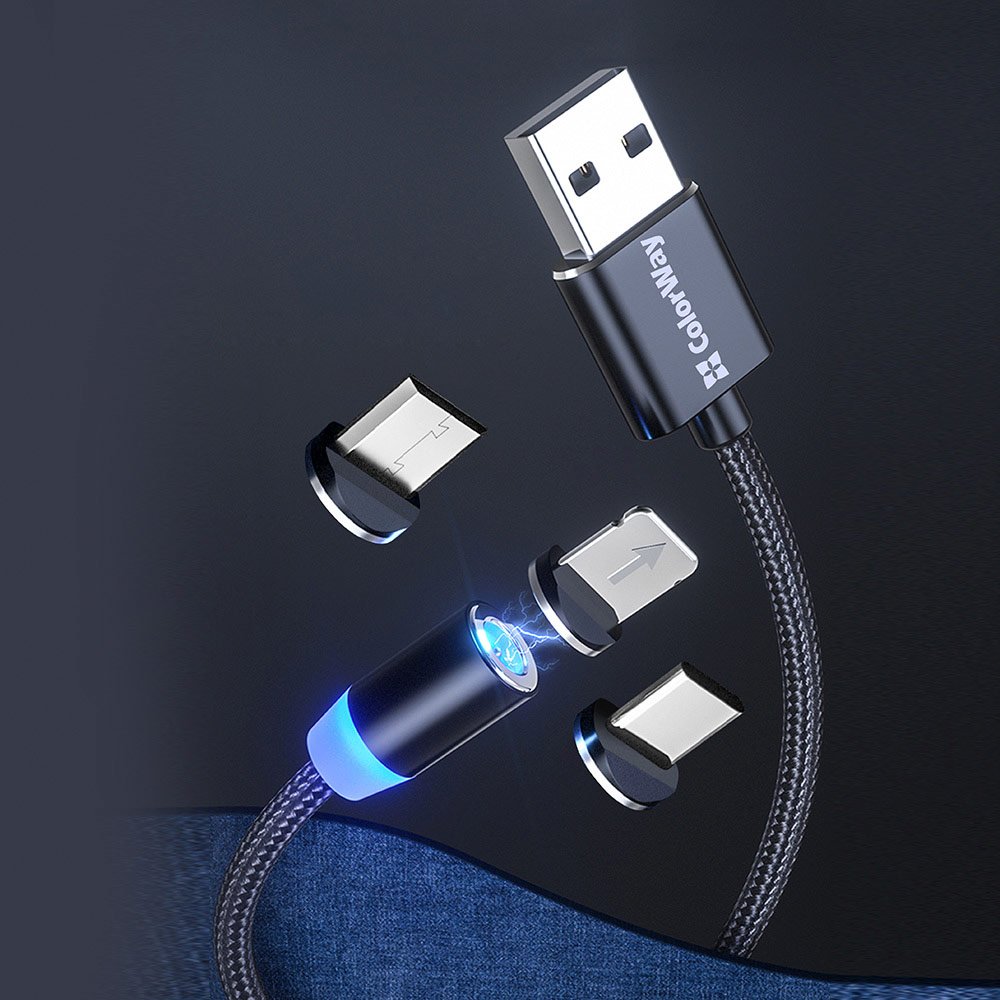 COLORWAY KABEL UNIVERZALNY 3V1 (LIGHTNING+MICROUSB+TYPE-C) MAGN., 2.4A 1M, CIERNY (CW-CBUU020-BK) https://www.andreashop.sk/files/kat_img/13.jpg_OID_RWTF000901.jpg