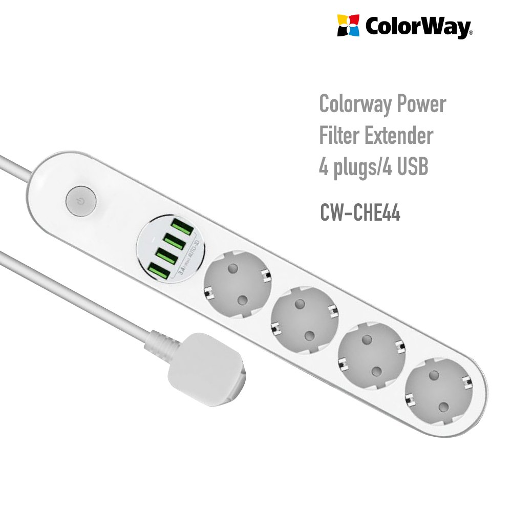 COLORWAY PREDLZOVACI KABEL 4X EUROZASUVKA, 4X USB BIELA (CW-CHE44W) https://www.andreashop.sk/files/kat_img/2.jpg_OID_8JDJ000901.jpg