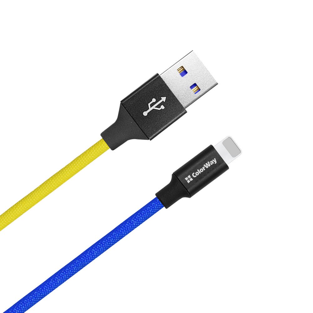 COLORWAY KABEL USB APPLE LIGHTNING, NATIONAL, 2.4A 1M, MODRO-ZLTY (CW-CBUL052-BLY) https://www.andreashop.sk/files/kat_img/2.jpg_OID_F1SF000901.jpg