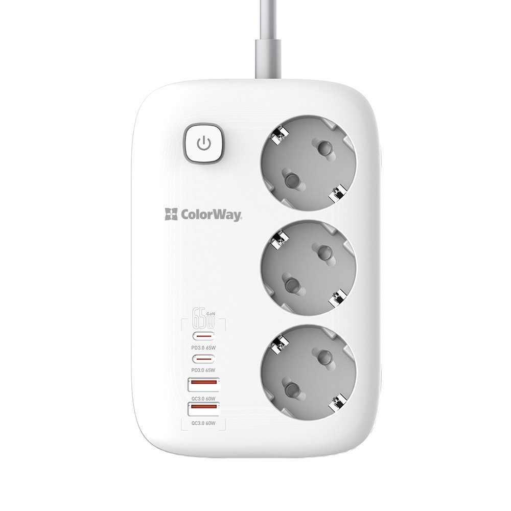 COLORWAY PREDLZOVACI KABEL CW-CHE34PDW (3X220V/2XUSB-A/2XTYPE-C) 65W GAN3 PRO - BIELY https://www.andreashop.sk/files/kat_img/2.jpg_OID_JTTF000901.jpg