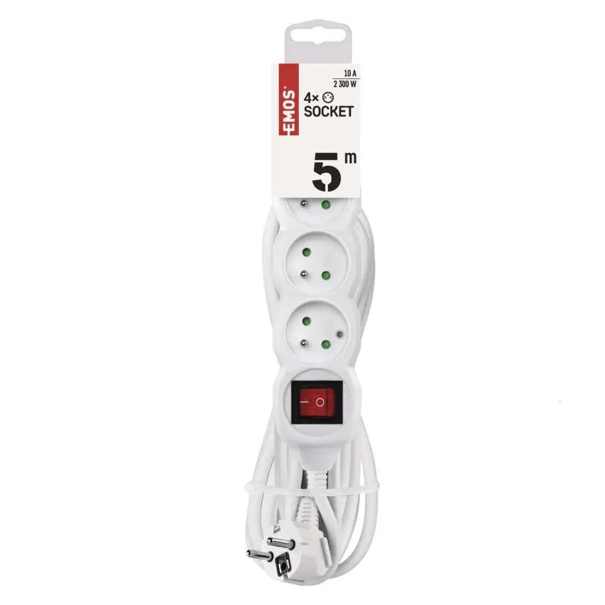 EMOS P1415 PREDLZOVACI KABEL 5 M/4 ZASUVKY/S VYPINACOM/BIELY/PVC/1 MM2 https://www.andreashop.sk/files/kat_img/2.jpg_OID_~900007BNY.jpg