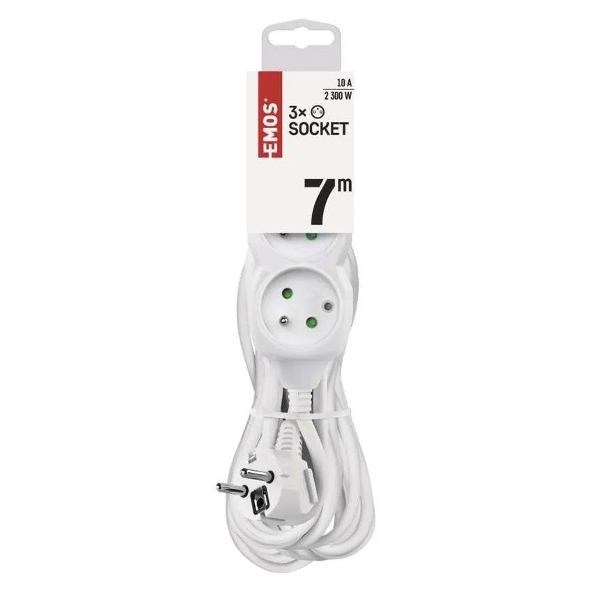 EMOS P0317 PREDLZOVACI KABEL 7 M/3 ZASUVKY/BIELY/PVC/1 MM2 https://www.andreashop.sk/files/kat_img/2.jpg_OID_~900007BT5.jpg