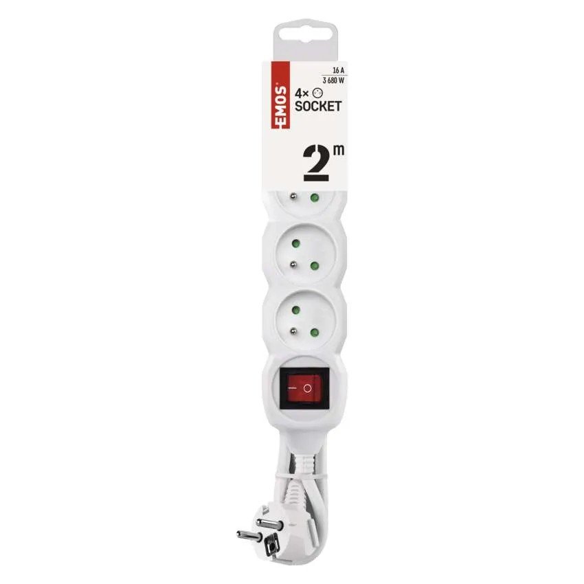 EMOS P1412 PREDLZOVACI KABEL 2 M/4 ZASUVKY/S VYPINACOM/BIELY/PVC/1 MM2 https://www.andreashop.sk/files/kat_img/2.jpg_OID_~900007BU5.jpg