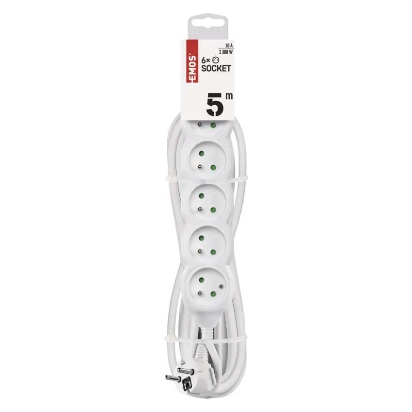 EMOS P0615 PREDLZOVACI KABEL 5 M/6 ZASUVIEK/BIELY/PVC/1 MM2 https://www.andreashop.sk/files/kat_img/2.jpg_OID_~900007GHM.jpg