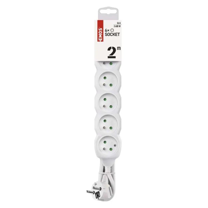 EMOS P0612 PREDLZOVACI KABEL 2 M/6 ZASUVIEK/BIELY/PVC/1 MM2 https://www.andreashop.sk/files/kat_img/2.jpg_OID_~900008RW7.jpg
