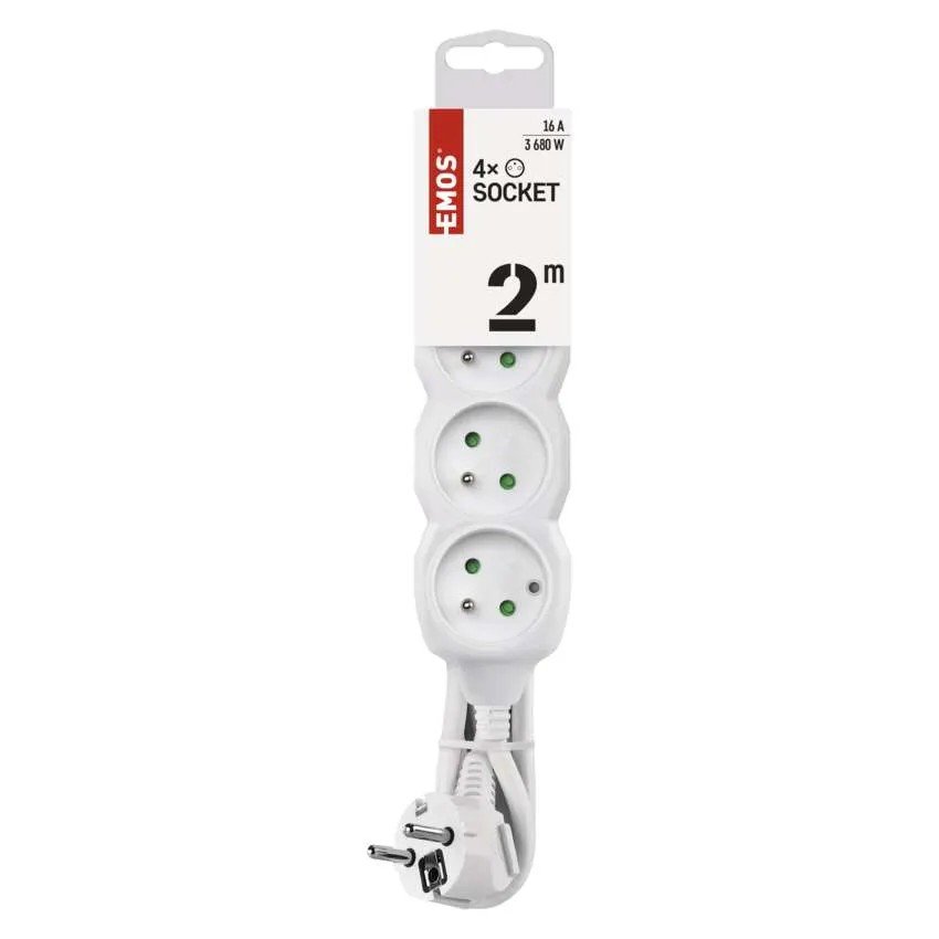 EMOS P0412 PREDLZOVACI KABEL 2 M/4 ZASUVKY/BIELY/PVC/1 MM2 https://www.andreashop.sk/files/kat_img/2.jpg_OID_~900008RWF.jpg