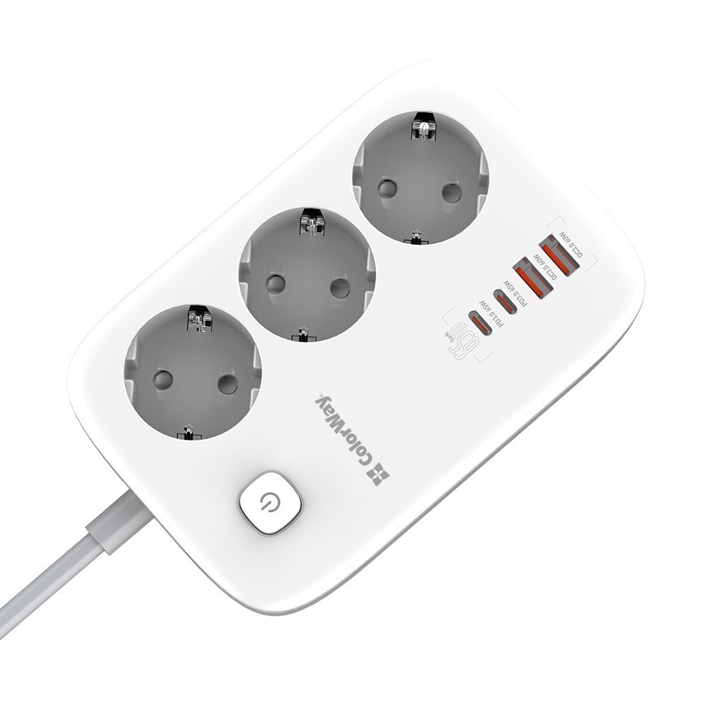 COLORWAY PREDLZOVACI KABEL CW-CHE34PDW (3X220V/2XUSB-A/2XTYPE-C) 65W GAN3 PRO - BIELY https://www.andreashop.sk/files/kat_img/3.jpg_OID_KTTF000901.jpg