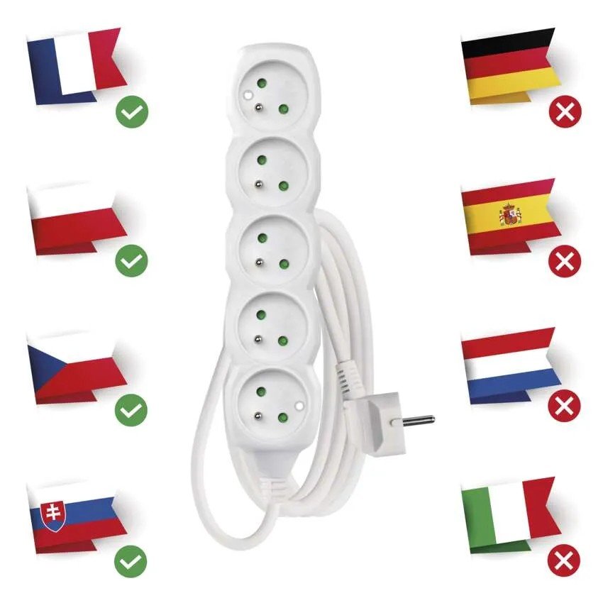 EMOS P0513 PREDLZOVACI KABEL 3 M/5 ZASUVIEK/BIELY/PVC/1 MM2 https://www.andreashop.sk/files/kat_img/3.jpg_OID_~9000073NA.jpg