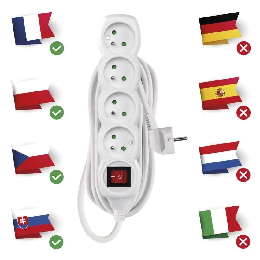 EMOS P1415 PREDLZOVACI KABEL 5 M/4 ZASUVKY/S VYPINACOM/BIELY/PVC/1 MM2 https://www.andreashop.sk/files/kat_img/3.jpg_OID_~900007BNZ.jpg