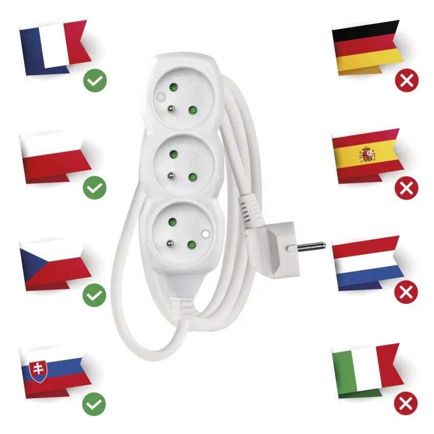EMOS P0311 PREDLZOVACI KABEL 1,5 M/3 ZASUVKY/BIELY/PVC/1 MM2 https://www.andreashop.sk/files/kat_img/3.jpg_OID_~900007BRX.jpg