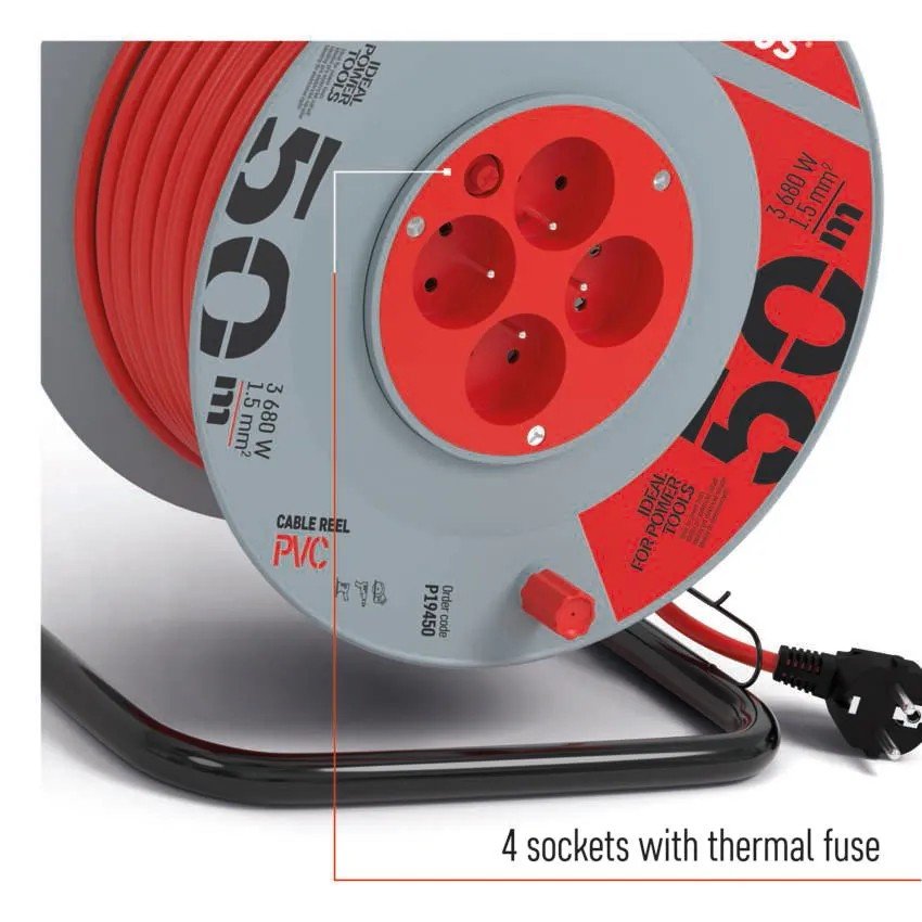 EMOS P19450 PREDLZOVACI KABEL NA BUBNE 50 M/4 ZASUVKY/CERVENY/PVC/230 V/1,5 MM2 https://www.andreashop.sk/files/kat_img/3.jpg_OID_~900007BVZ.jpg