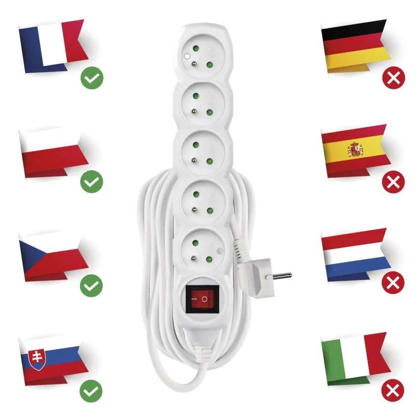 EMOS P1510 PREDLZOVACI KABEL 10 M/5 ZASUVIEK/S VYPINACOM/BIELY/PVC/1 MM2 https://www.andreashop.sk/files/kat_img/3.jpg_OID_~900007J7L.jpg