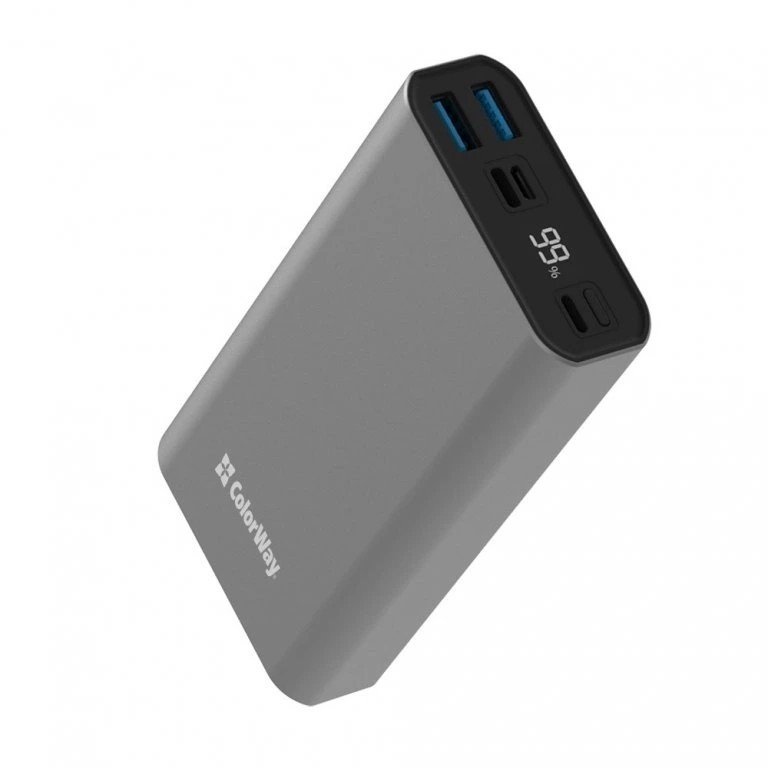 COLORWAY POWER BANK 20 000 MAH FULL (USB QC3.0 + USB-C POWER DELIVERY 22.5W) GRAY (CW-PB200LPH3GR-PD https://www.andreashop.sk/files/kat_img/4.jpg_OID_~900006KIU.jpg