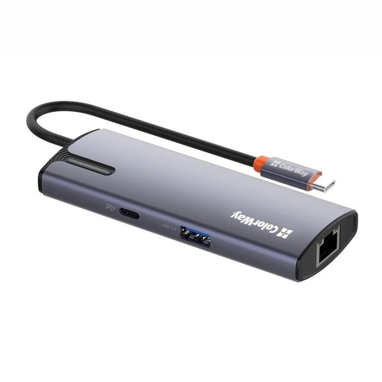 COLORWAY DOCKING STATION USB-C 6-IN-1 TYPE C PD 100W/USB3.0X3/USB2.0/HDMI 4K/RJ45 (CW-HUB03) https://www.andreashop.sk/files/kat_img/4.jpg_OID_~900006L55.jpg