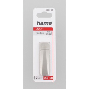 HAMA 213101 USB FLASH DISK UNI C DELUXE, USB-C 3.1, 256 GB, 70 MB/S https://www.andreashop.sk/files/kat_img/4047443473707_04.jpg_OID_NHIG000901.jpg