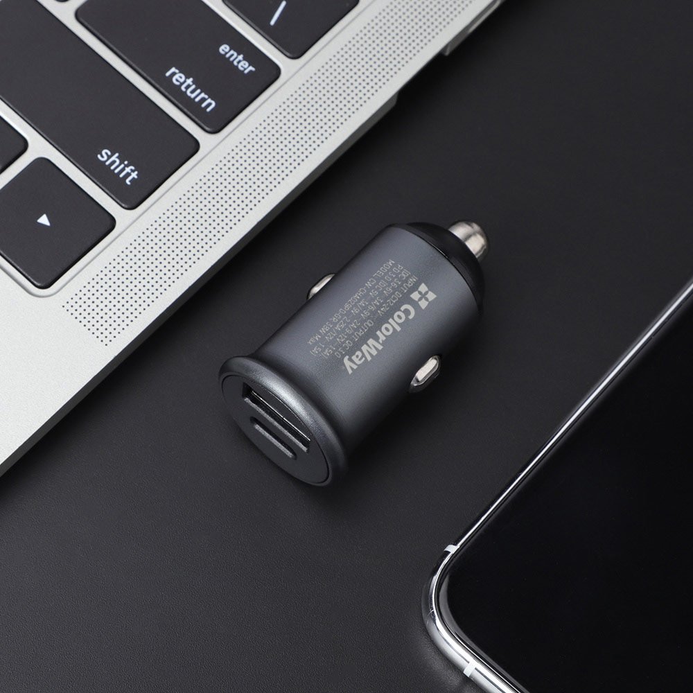 COLORWAY NAB. DO AUTA CW 2USB ( 1XTYPE-C PD + 1X USB QC 3.0 ) 38W, SEDA (CW-CHA029PD-GR) https://www.andreashop.sk/files/kat_img/5.jpg_OID_K7SF000901.jpg