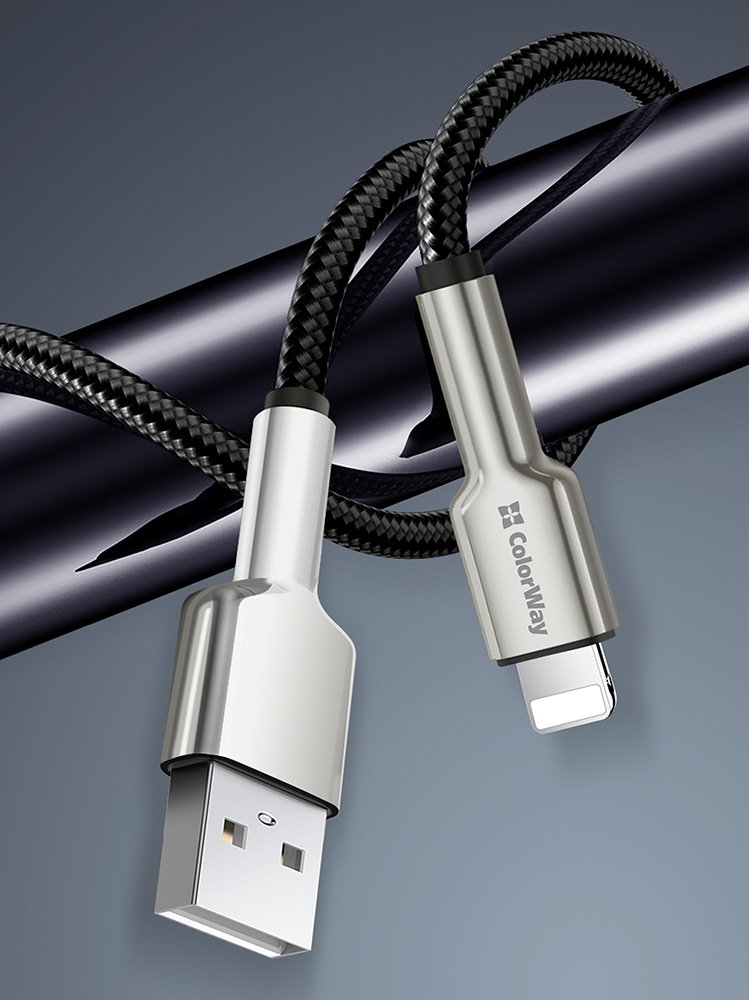 COLORWAY KABEL USB APPLE LIGHTNING (HEAD METAL) 2.4A 1M BLACK (CW-CBUL046-BK) https://www.andreashop.sk/files/kat_img/6.jpg_OID_21SF000901.jpg