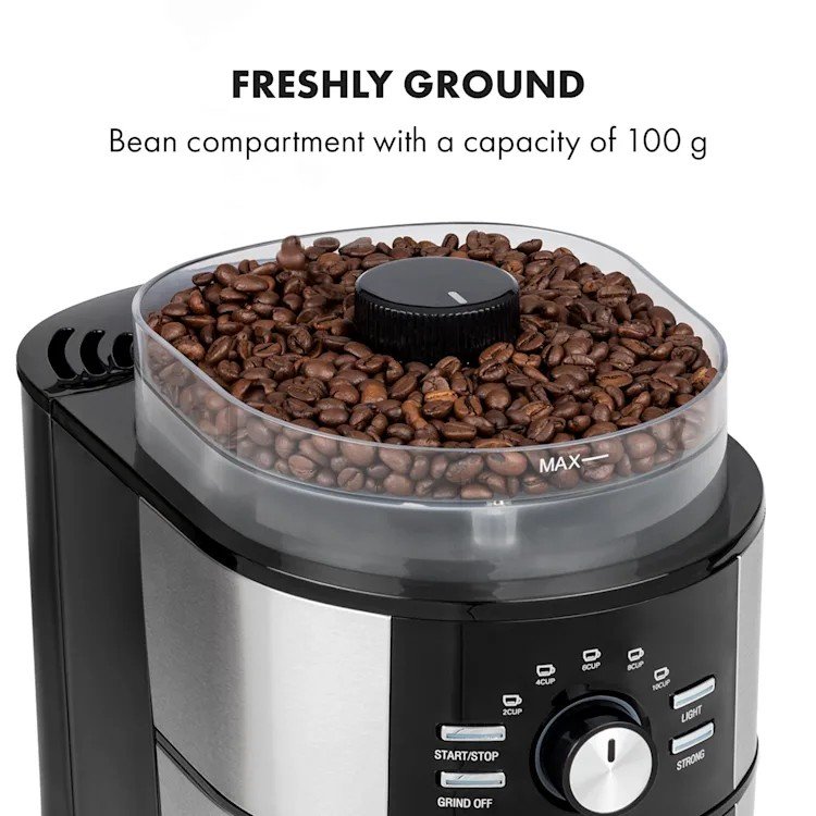 KLARSTEIN GRIND & BREW KAVOVAR 900 – 1000 W 10 SALOK 1-LITROVA NADRZ MLYNCEK 10035672 https://www.andreashop.sk/files/kat_img/6.jpg_OID_MGCOI00101.jpg