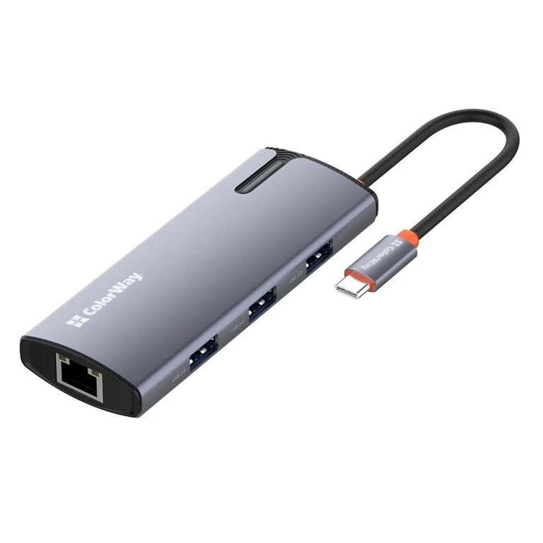 COLORWAY DOCKING STATION USB-C 6-IN-1 TYPE C PD 100W/USB3.0X3/USB2.0/HDMI 4K/RJ45 (CW-HUB03) https://www.andreashop.sk/files/kat_img/6.jpg_OID_~900006L57.jpg