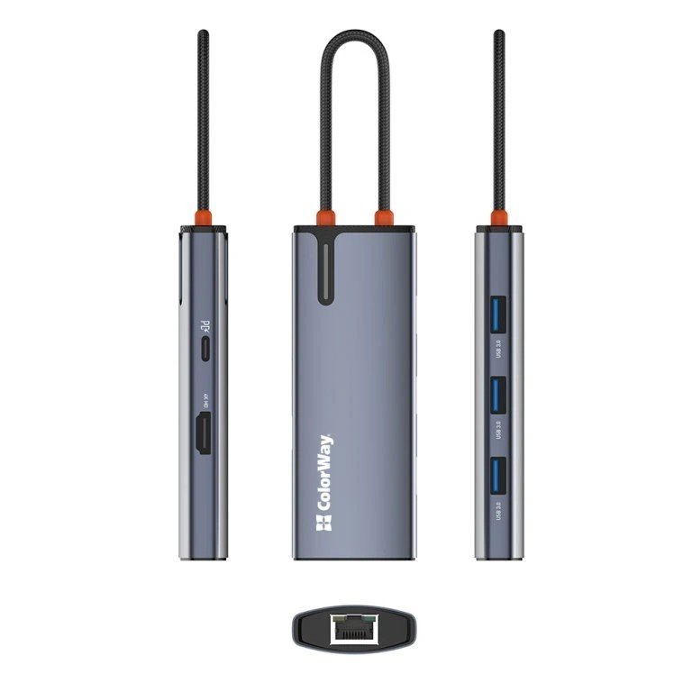 COLORWAY DOCKING STATION USB-C 6-IN-1 TYPE C PD 100W/USB3.0X3/HDMI 4K/RJ45 (CW-HUB02) https://www.andreashop.sk/files/kat_img/7.jpg_OID_~900006L5V.jpg