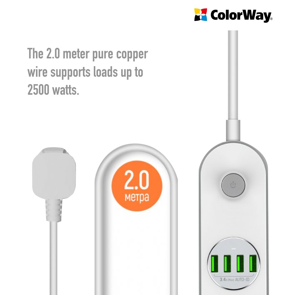 COLORWAY PREDLZOVACI KABEL 4X EUROZASUVKA, 4X USB BIELA (CW-CHE44W) https://www.andreashop.sk/files/kat_img/8.jpg_OID_EJDJ000901.jpg