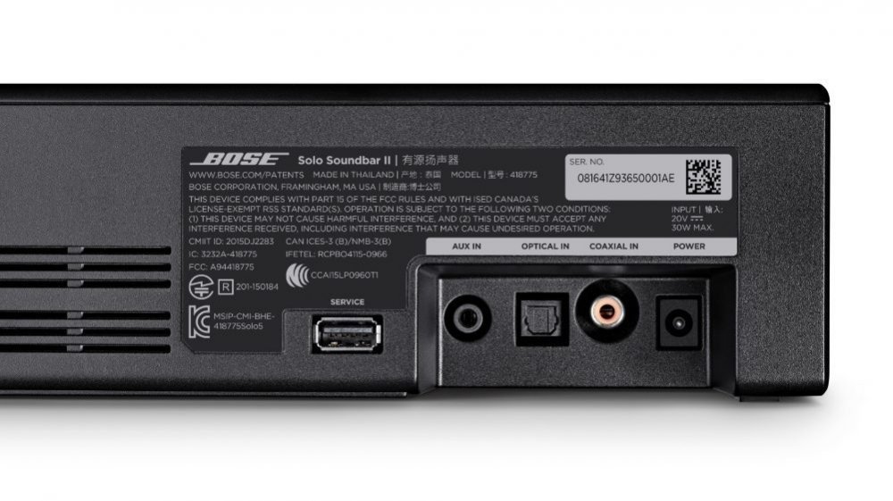 BOSE SOLO SOUNDBAR II BLACK, B 845194-2100 https://www.andreashop.sk/files/kat_img/BOSE_4.jpeg_OID_9MGWI00101.jpeg