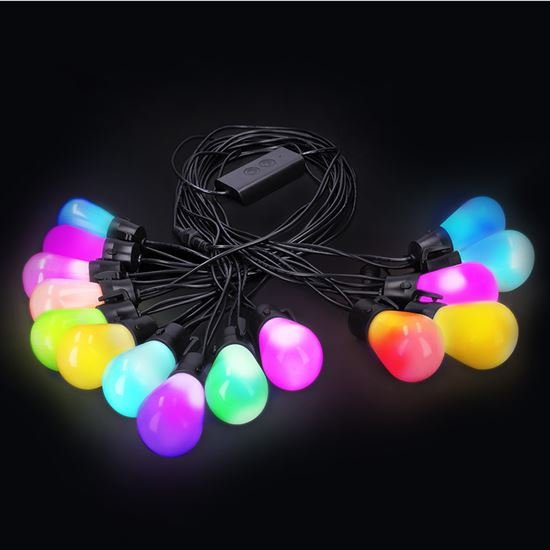 SOLIGHT WO795 LED SMART VONKAJSIA RETAZ S RGB ZIAROVKAMI, BLUETOOTH, 15 ZIAROVIEK, 14M+6M, 10W https://www.andreashop.sk/files/kat_img/SOLIGHT_3.jpg_OID_RCOVI00101.jpg