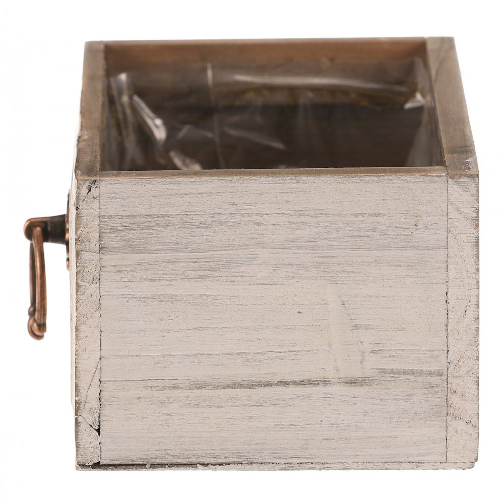 AUTRONIC AB2193 Šuplík dřevěný - obal na květiny, barva bílá. https://autronicshopstorage.blob.core.windows.net/imageshireswebsk/ab2193-03@1.jpg