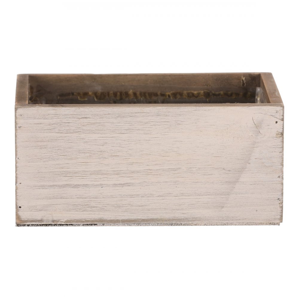 AUTRONIC AB2193 Šuplík dřevěný - obal na květiny, barva bílá. https://autronicshopstorage.blob.core.windows.net/imageshireswebsk/ab2193-04@1.jpg