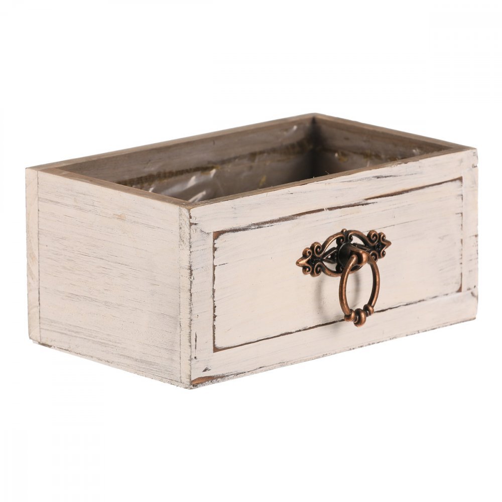 AUTRONIC AB2193 Šuplík dřevěný - obal na květiny, barva bílá. https://autronicshopstorage.blob.core.windows.net/imageshireswebsk/ab2193-06@1.jpg