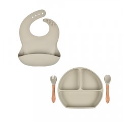 MARTONS JEDALENSKA SADA SILIKONOVA S PRISAVKOU 4-DIELNA(LIGHT BEIGE)