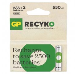 GP NABIJACIA BATERIA RECYKO 650 (AAA), B25162