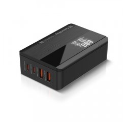 COLORWAY AC NAB. POWER DELIVERY (2USB-A + 2USB TYPE-C) (65W),CIERNA (CW-CHS040PD-BK)
