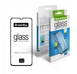 COLORWAY GLASS 9H FC GLUE SAMSUNG GALAXY A25 BLACK (CW-GSFGSGA256-BK)