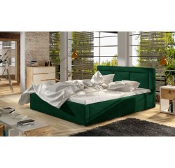 ELTAP BELLUNO 160X200 STELAZ Z KOVU./PLYNOVY ZDVIHAC/KONTAJNER, KRONOS 19, DARK GREEN, 22850