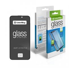 COLORWAY FULL GLUE GLASS 9H FC GLUE ANTI-SPY COLORWAY APPLE IPHONE 15 BLACK (CW-GSFGASAI15-BK)
